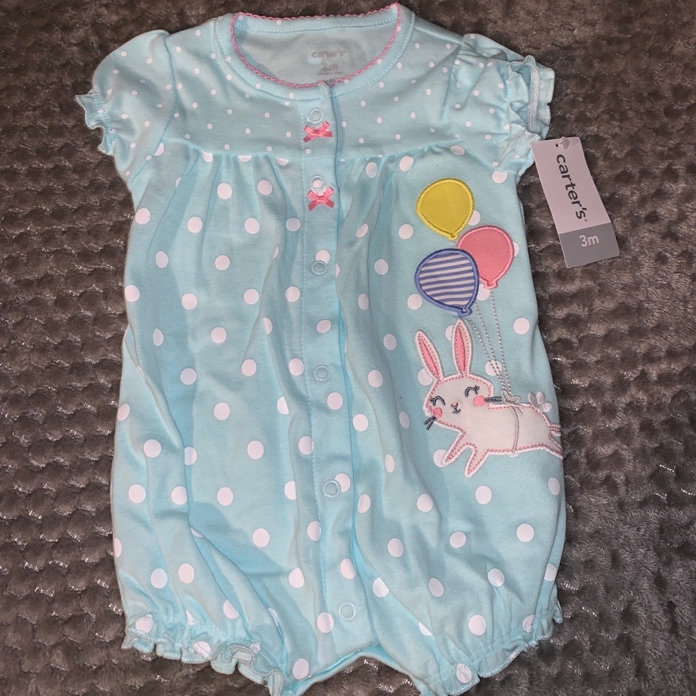 Baby blue one piece